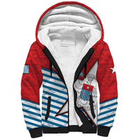 West Papua Morning Star Sherpa Hoodie One People One Soul - Polynesian Pride