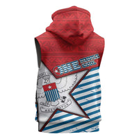 West Papua Morning Star Sleeveless Hoodie One People One Soul - Polynesian Pride
