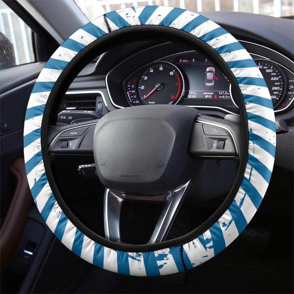 West Papua Morning Star Steering Wheel Cover One People One Soul - Polynesian Pride