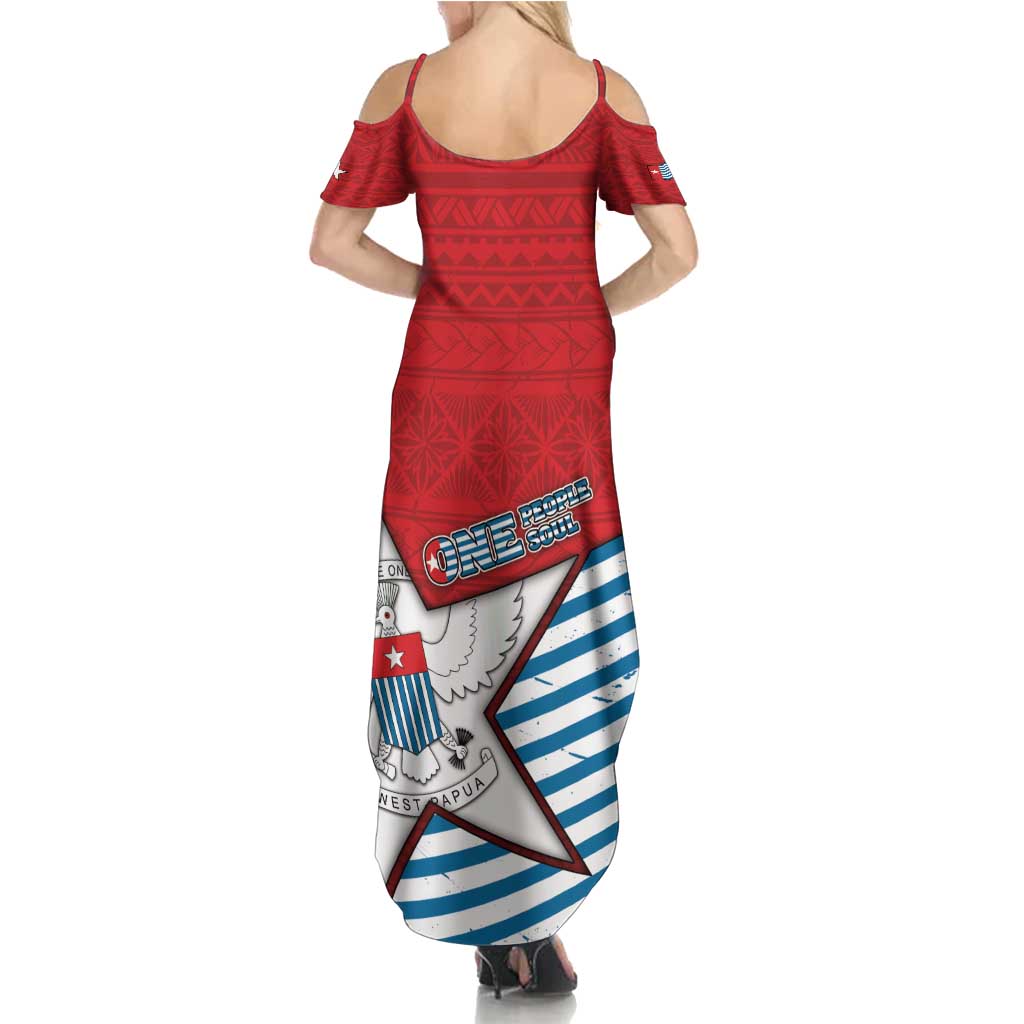 West Papua Morning Star Summer Maxi Dress One People One Soul - Polynesian Pride