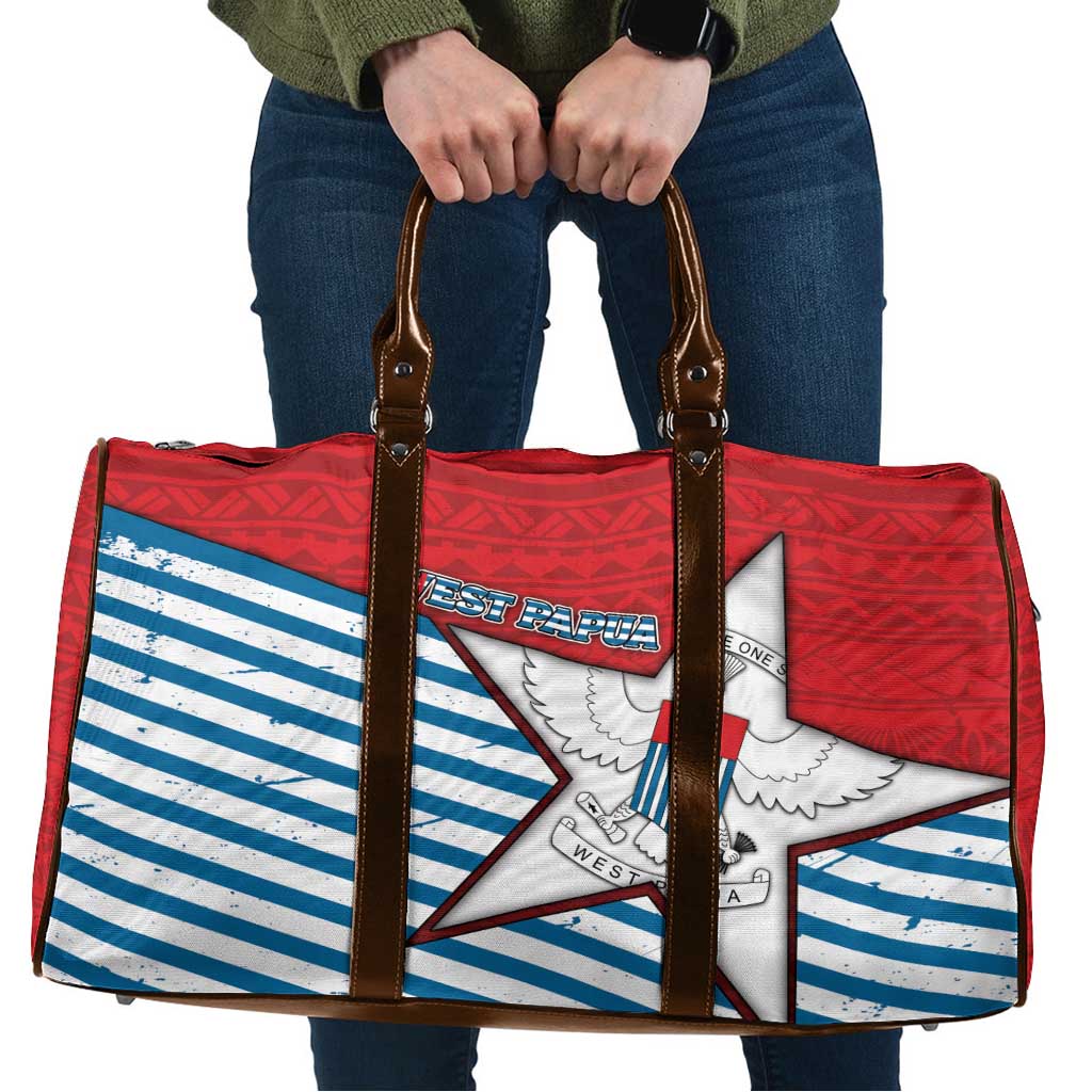 West Papua Morning Star Travel Bag One People One Soul - Polynesian Pride