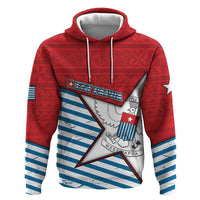 West Papua Morning Star Zip Hoodie One People One Soul - Polynesian Pride