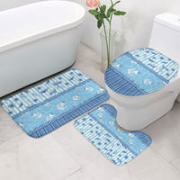 Hawaii Christmas In July Bathroom Set Sky Blue Mele Kalikimaka Sea Animals DT05 - Polynesian Pride