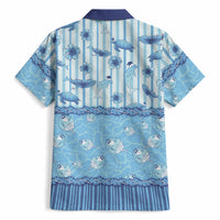 Hawaii Christmas In July Hawaiian Shirt Sky Blue Mele Kalikimaka Sea Animals DT05 - Polynesian Pride