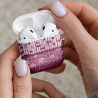 Hawaii Christmas In July AirPods Case Dusty Pink Mele Kalikimaka Sea Animals DT05 - Polynesian Pride