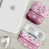 Hawaii Christmas In July AirPods Case Dusty Pink Mele Kalikimaka Sea Animals DT05 - Polynesian Pride
