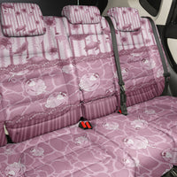 Hawaii Christmas In July Back Car Seat Cover Dusty Pink Mele Kalikimaka Sea Animals