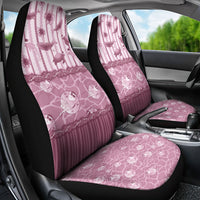 Hawaii Christmas In July Car Seat Cover Dusty Pink Mele Kalikimaka Sea Animals