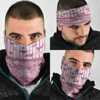 Hawaii Christmas In July Neck Gaiter Dusty Pink Mele Kalikimaka Sea Animals DT05 - Polynesian Pride