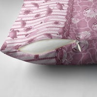 Hawaii Christmas In July Pillow Cover Dusty Pink Mele Kalikimaka Sea Animals DT05 - Polynesian Pride