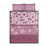 Hawaii Christmas In July Quilt Bed Set Dusty Pink Mele Kalikimaka Sea Animals DT05 - Polynesian Pride