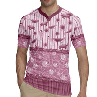 Hawaii Christmas In July Rugby Jersey Dusty Pink Mele Kalikimaka Sea Animals DT05 - Polynesian Pride
