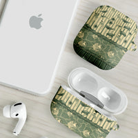 Hawaii Christmas In July AirPods Case Olive Green Mele Kalikimaka Sea Animals DT05 - Polynesian Pride