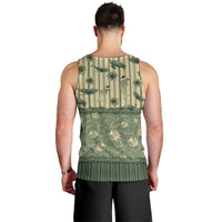 Hawaii Christmas In July Men Tank Top Olive Green Mele Kalikimaka Sea Animals DT05 - Polynesian Pride