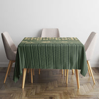 Hawaii Christmas In July Tablecloth Olive Green Mele Kalikimaka Sea Animals DT05 - Polynesian Pride