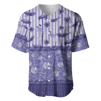 Hawaii Christmas In July Baseball Jersey Amethyst Purple Mele Kalikimaka Sea Animals DT05 Purple - Polynesian Pride