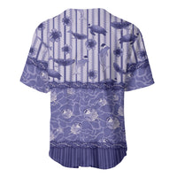 Hawaii Christmas In July Baseball Jersey Amethyst Purple Mele Kalikimaka Sea Animals DT05 - Polynesian Pride