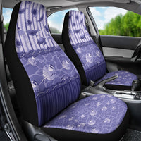 Hawaii Christmas In July Car Seat Cover Amethyst Purple Mele Kalikimaka Sea Animals
