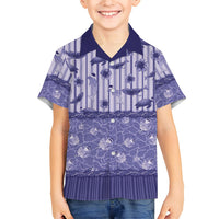 Hawaii Christmas In July Hawaiian Shirt Amethyst Purple Mele Kalikimaka Sea Animals