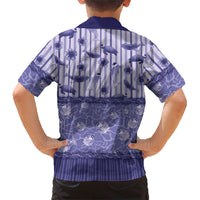 Hawaii Christmas In July Hawaiian Shirt Amethyst Purple Mele Kalikimaka Sea Animals