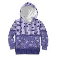 Hawaii Christmas In July Kid Hoodie Amethyst Purple Mele Kalikimaka Sea Animals