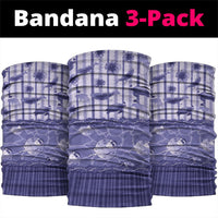 Hawaii Christmas In July Neck Gaiter Amethyst Purple Mele Kalikimaka Sea Animals DT05 package One Size: 25*50cm Purple - Polynesian Pride