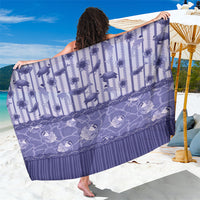 Hawaii Christmas In July Sarong Amethyst Purple Mele Kalikimaka Sea Animals DT05 One Size 44 x 66 inches Purple - Polynesian Pride