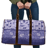 Hawaii Christmas In July Travel Bag Amethyst Purple Mele Kalikimaka Sea Animals