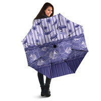 Hawaii Christmas In July Umbrella Amethyst Purple Mele Kalikimaka Sea Animals DT05 - Polynesian Pride