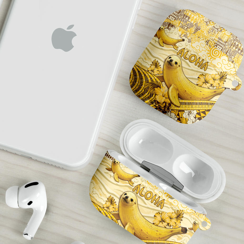 Hawaii Banana Seal AirPods Case Ilio Holo I Ka Uaua Aloha DT05 - Polynesian Pride