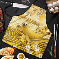 Hawaii Banana Seal Apron Ilio Holo I Ka Uaua Aloha DT05 Yellow - Polynesian Pride