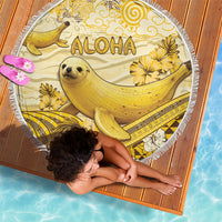 Hawaii Banana Seal Beach Blanket Ilio Holo I Ka Uaua Aloha DT05 - Polynesian Pride
