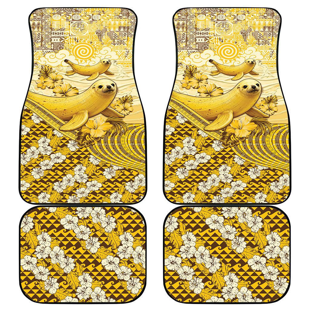 Hawaii Banana Seal Car Mats Ilio Holo I Ka Uaua Aloha DT05 - Polynesian Pride
