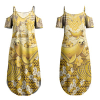 Hawaii Banana Seal Couples Matching Summer Maxi Dress and Hawaiian Shirt Ilio Holo I Ka Uaua Aloha DT05 - Polynesian Pride