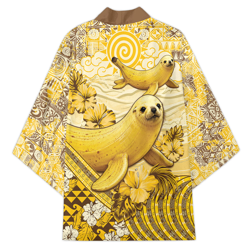 Hawaii Banana Seal Kimono Ilio Holo I Ka Uaua Aloha DT05 - Polynesian Pride