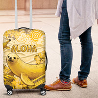 Hawaii Banana Seal Luggage Cover Ilio Holo I Ka Uaua Aloha DT05 Yellow - Polynesian Pride