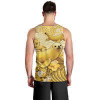 Hawaii Banana Seal Men Tank Top Ilio Holo I Ka Uaua Aloha DT05 - Polynesian Pride