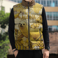 Hawaii Banana Seal Sleeveless Puffer Jacket Ilio Holo I Ka Uaua Aloha DT05 - Polynesian Pride
