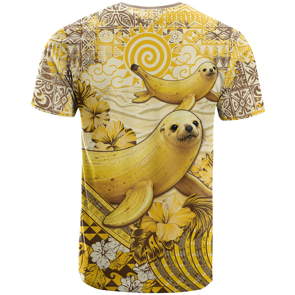 Hawaii Banana Seal T Shirt Ilio Holo I Ka Uaua Aloha DT05 - Polynesian Pride