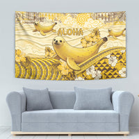 Hawaii Banana Seal Tapestry Ilio Holo I Ka Uaua Aloha DT05 - Polynesian Pride