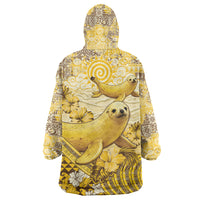 Hawaii Banana Seal Wearable Blanket Hoodie Ilio Holo I Ka Uaua Aloha DT05 - Polynesian Pride