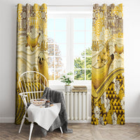 Hawaii Banana Seal Window Curtain Ilio Holo I Ka Uaua Aloha DT05 - Polynesian Pride