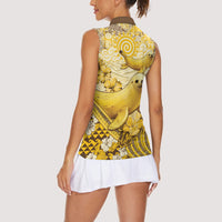 Hawaii Banana Seal Women Sleeveless Polo Shirt Ilio Holo I Ka Uaua Aloha DT05 - Polynesian Pride