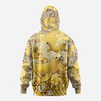Hawaii Banana Seal Zip Hoodie Ilio Holo I Ka Uaua Aloha DT05 - Polynesian Pride