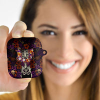Hawaii Halloween AirPods Case Skeleton Bones Flower Lei Tropical Floral DT05 - Polynesian Pride