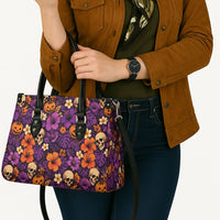 Hawaii Halloween Leather Bag Skeleton Pumpkin Hawaiian Flower Tribal DT05 - Polynesian Pride
