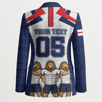 Custom England Football Blazer Three Lions Trophy St George Cross
