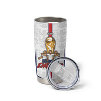 Custom England Football Tumbler Cup Three Lions Trophy St George Cross