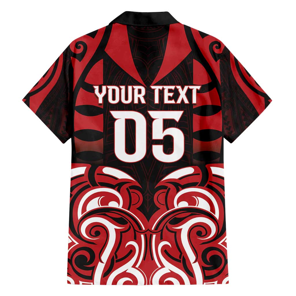 Custom Aotearoa Ngapuhi Family Matching Off Shoulder Short Dress and Hawaiian Shirt Maori Pattern New Zealand - Polynesian Pride