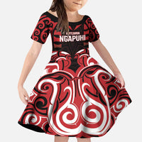 Custom Aotearoa Ngapuhi Family Matching Puletasi and Hawaiian Shirt Maori Pattern New Zealand - Polynesian Pride